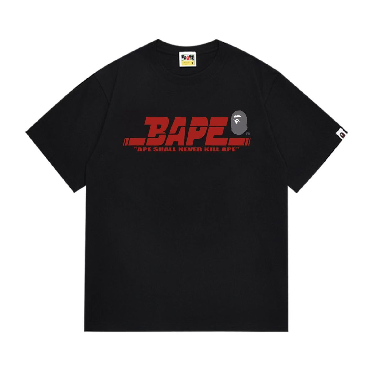 BAPE Red Wordmark Graphic T-Shirt
