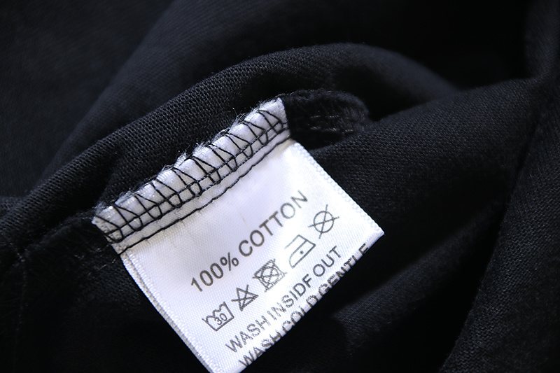 VALE USA Washed Black Front Graphic T-Shirt