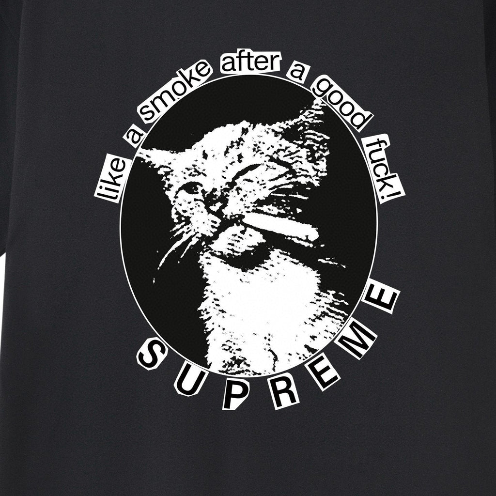 Supreme Cat Smoke Graphic T-Shirt
