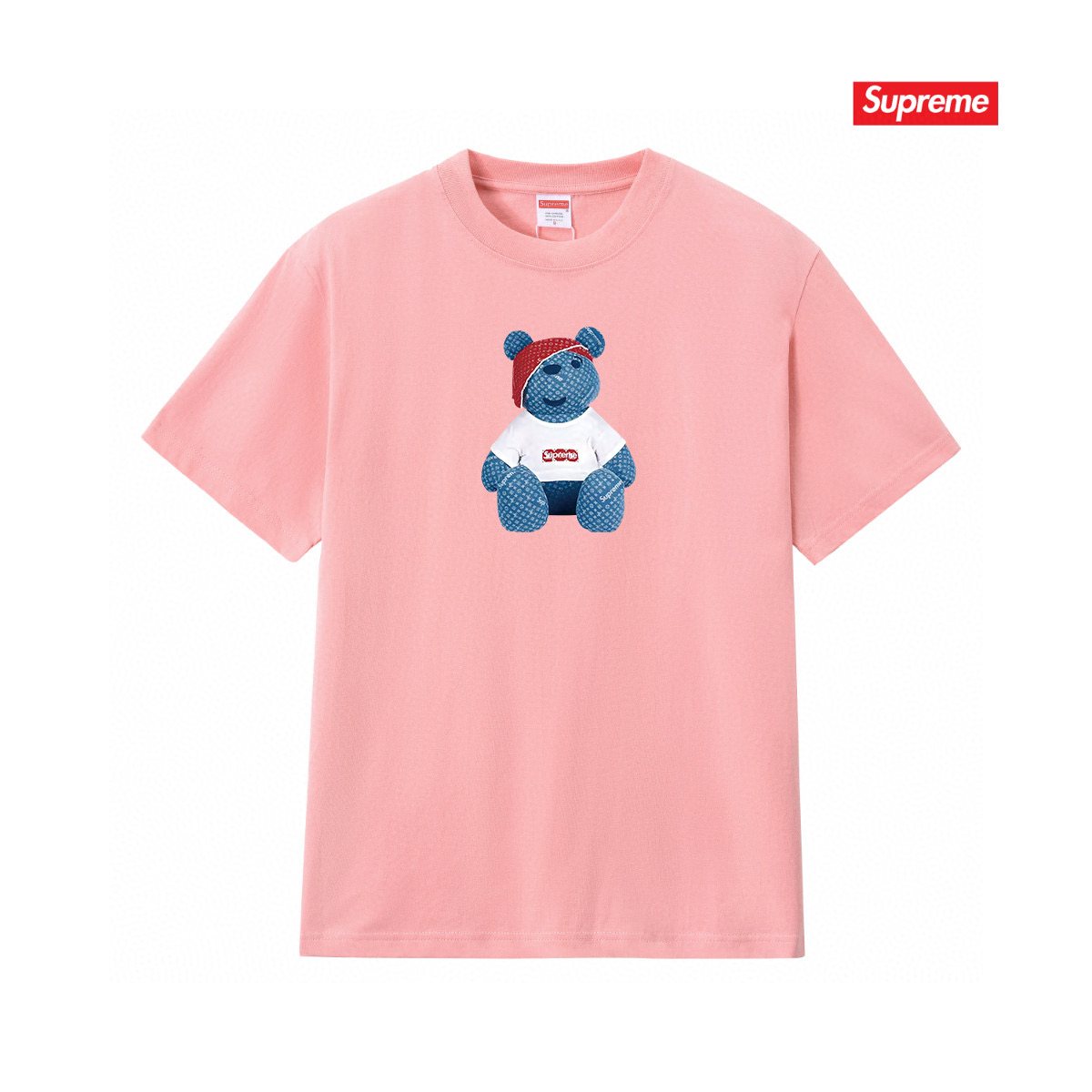 Supreme Teddy Bear Graphic Short-Sleeve T-Shirt