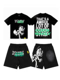 THAT'S A AWFUL LOT OF COUGH SYRUP Graphic Short-Sleeve Set