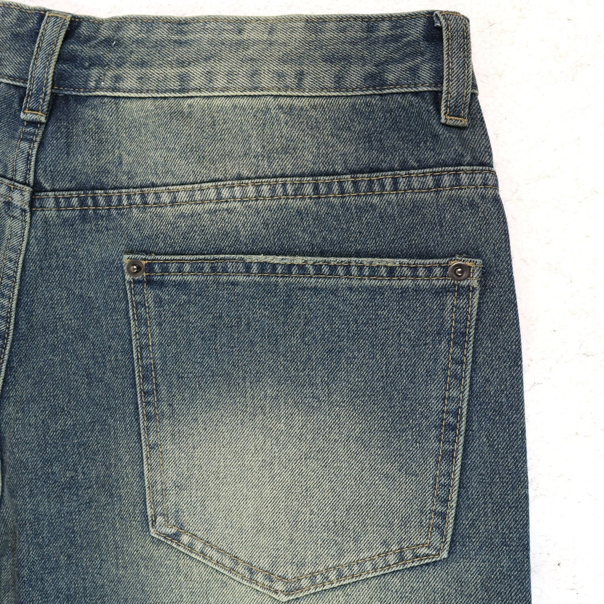 Valley Dreams Plaid Appliqué Rhinestone Denim Shorts