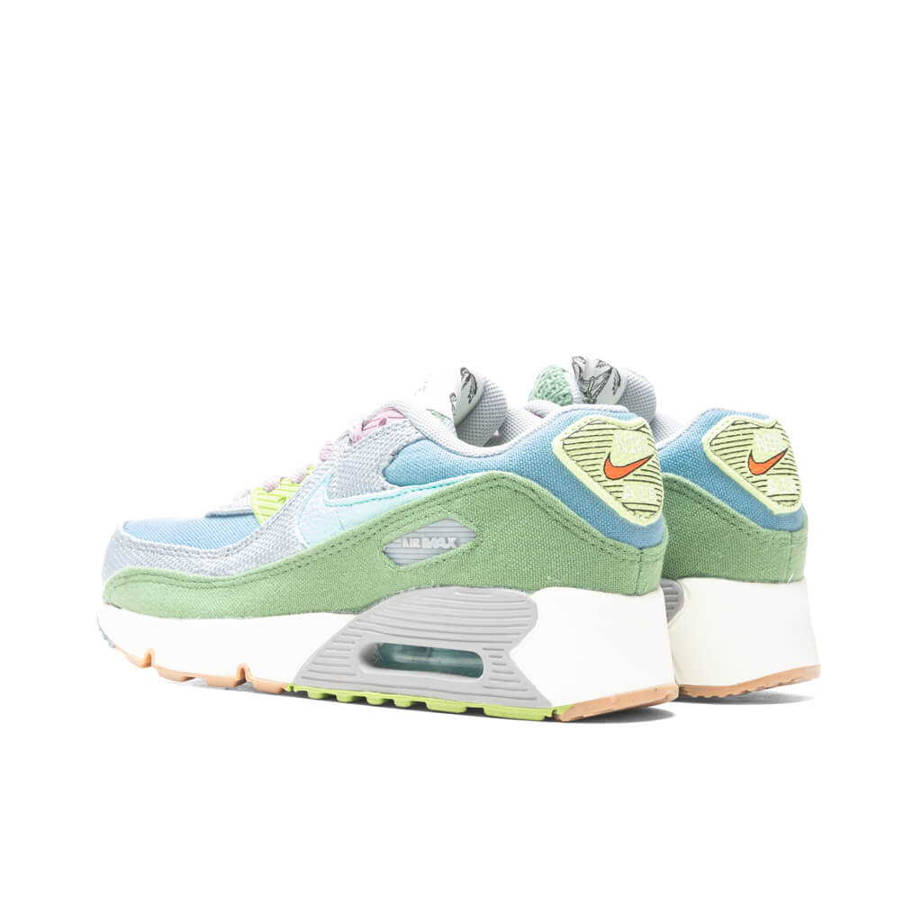 Little Kid's Nike Air Max 90 SE1 Worn Blue/Copa-Wolf Grey (DQ4017 400)