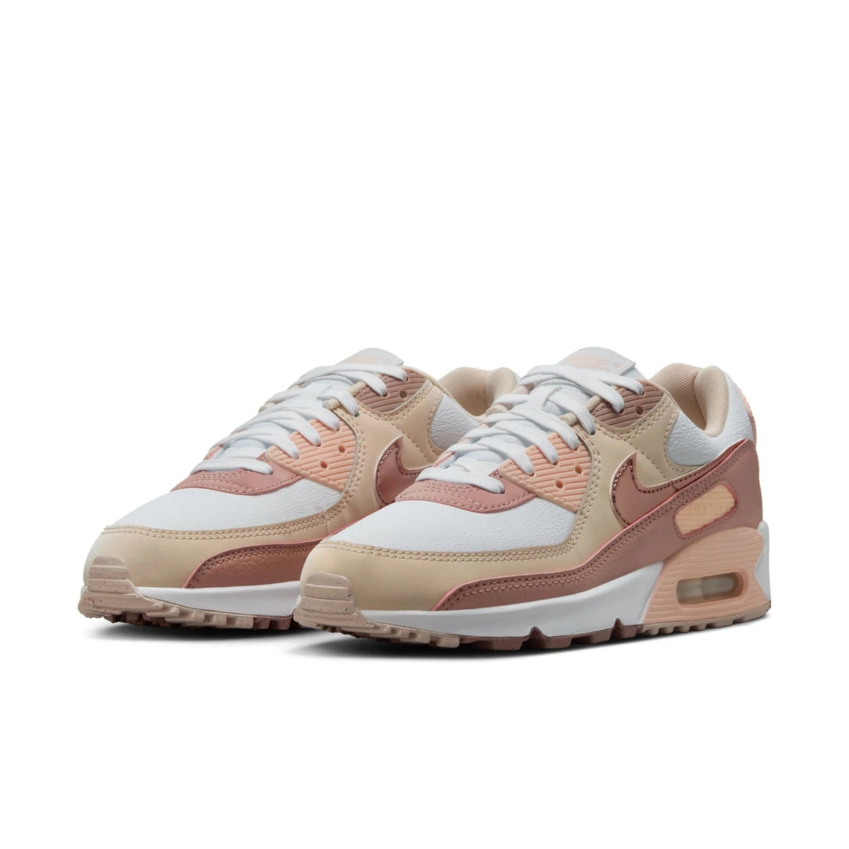 Women's Nike Air Max 90 NN PRM White/Particle Pink (HQ1783 100)