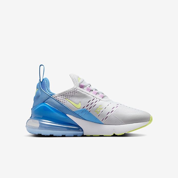 Big Kid's Nike Air Max 270 BG Pure Platinum/LT Lemon Twist (IB4401 043)