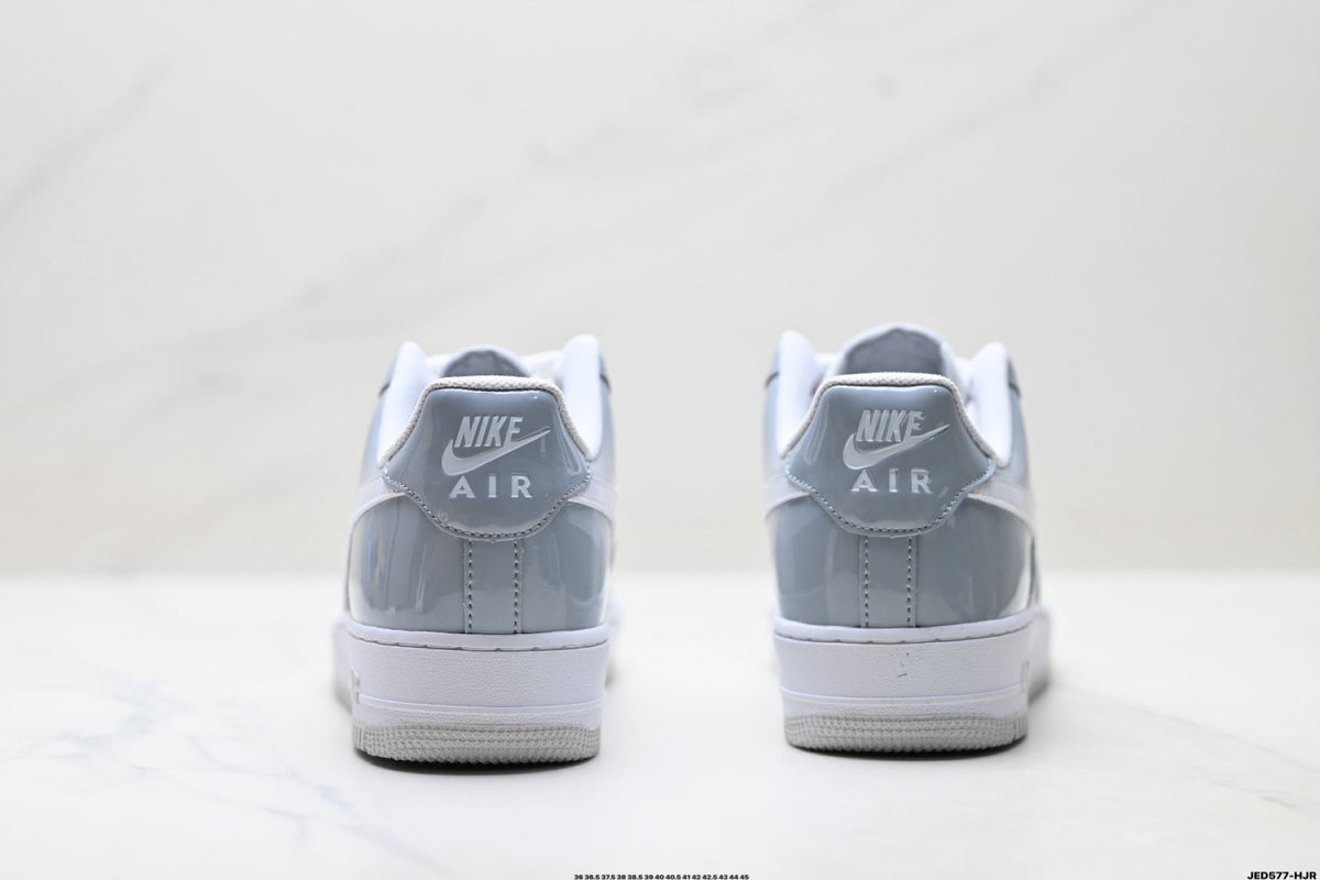 Nike Air Force 1 Low White Gray Unisex Sneakers Style 19