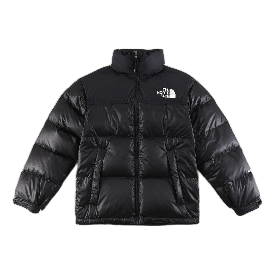 The North Face Contrast-Panel Stand-Collar Puffer Jacket | Women's Winter Coat