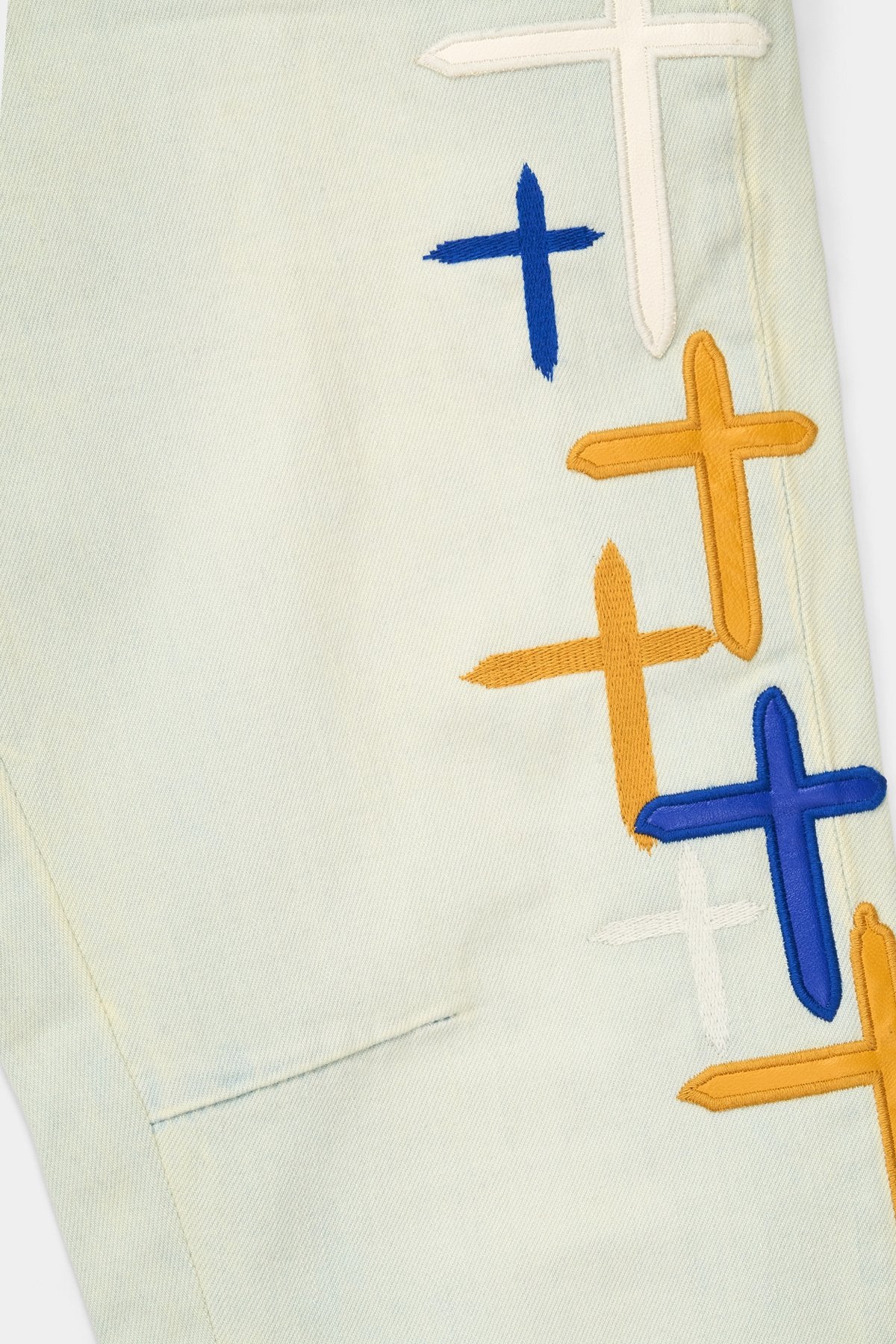 RTA Bryant Cross Patch Denim