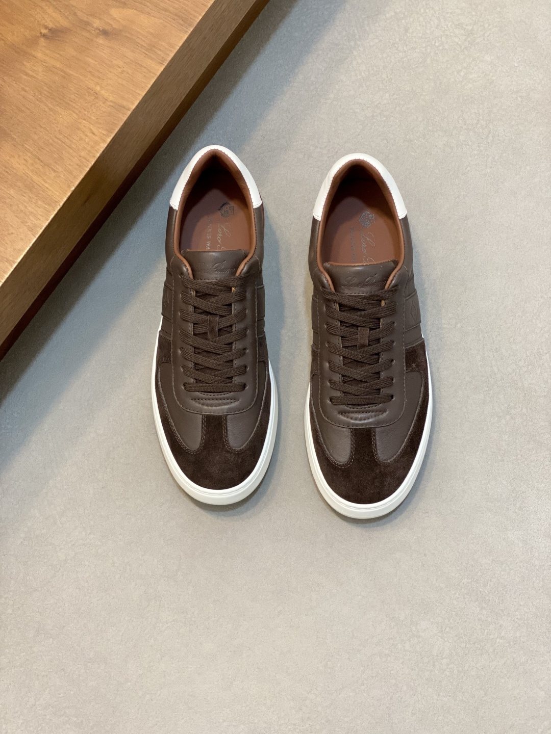 Loro Piana Men's Paneled Low-Top Sneakers