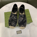 Gucci Men's Monogram Espadrille Loafers